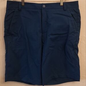 Puma Navy Flat Front Shorts Classic Design